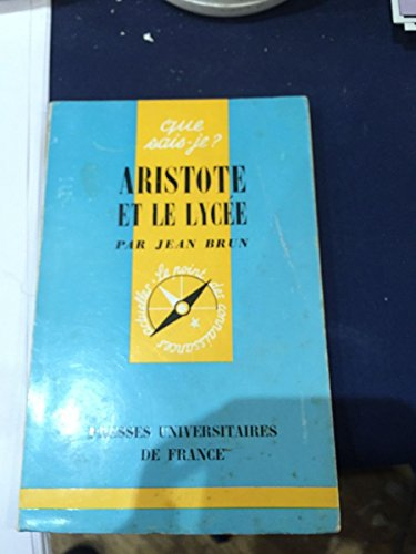 aristote et le lycee