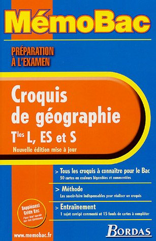 Croquis de géographie, Tles L, ES et S
