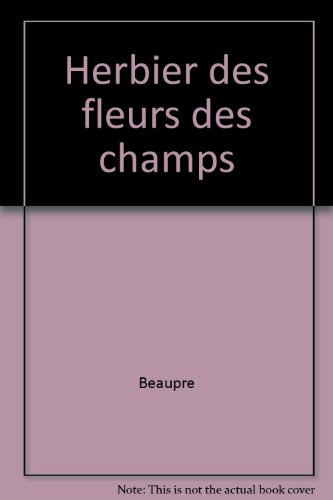 Herbier des fleurs des champs