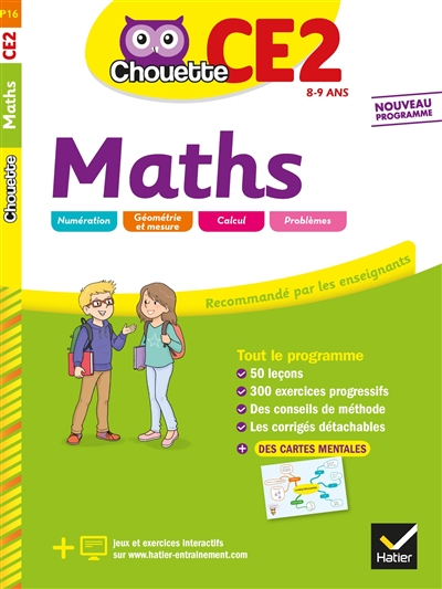 Maths CE2, 8-9 ans : nouveau programme