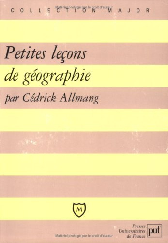 Petites leçons de géographie