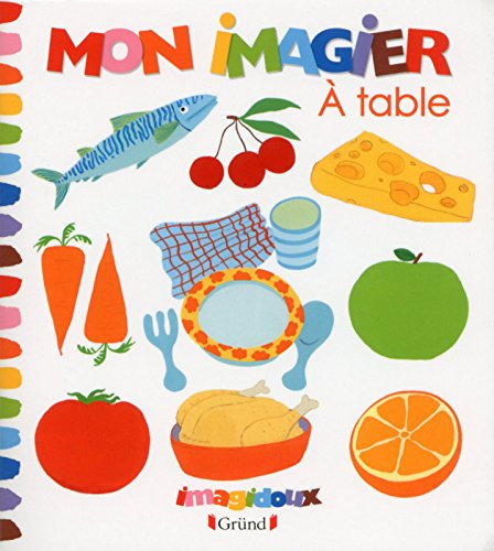Mon imagier : à table