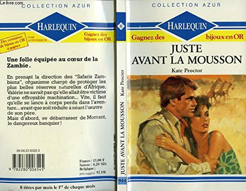 juste avant la mousson (collection azur)
