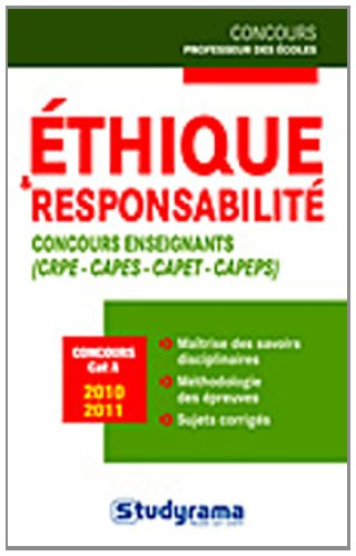Ethique et responsabilité