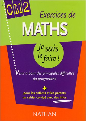 exercices de maths cm2 (, corrigé)