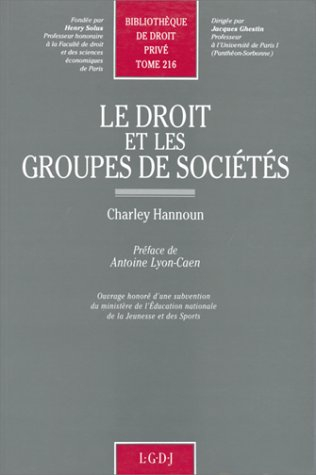 Le Droit et les groupes de sociétés
