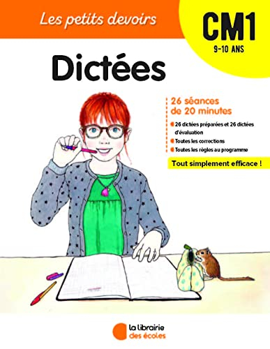 Dictées CM1, 9-10 ans : 26 séances de 20 minutes