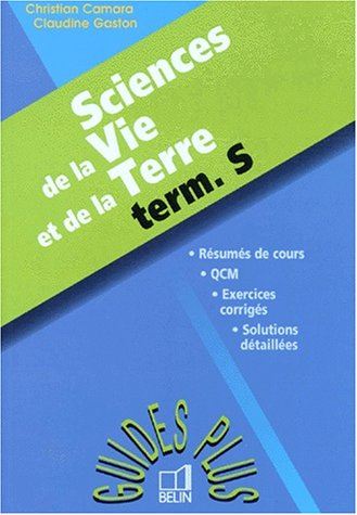 Sciences de la vie et de la terre terminale S