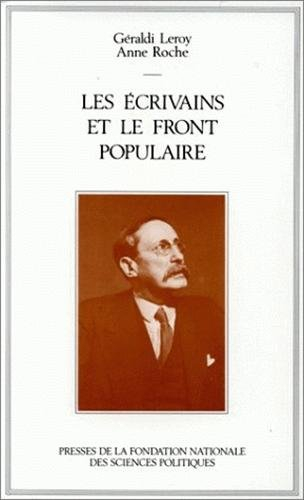 Les écrivains et le Front populaire