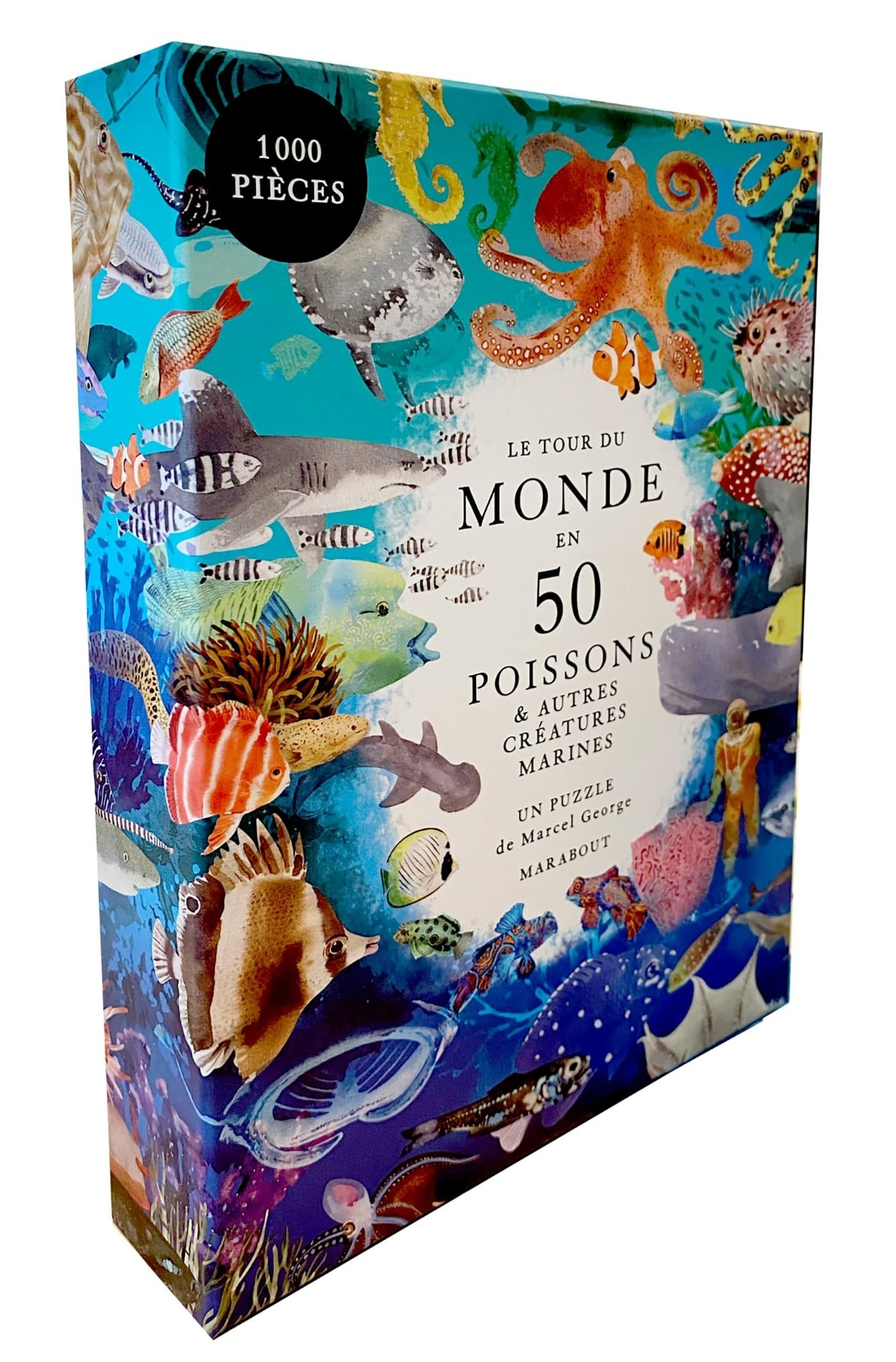 Le tour du monde en 50 poissons : & autres créatures marines