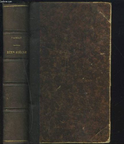 dix neuvieme siecle. etudes litteraires. chateaubriand lamartine - alfred de vigny - victor hugo - a