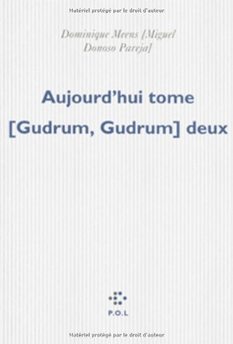 Aujourd'hui tome (Gudrum, Gudrum) deux