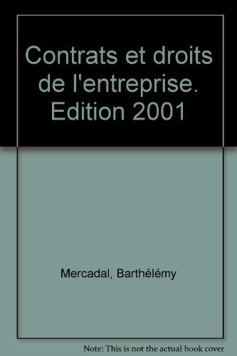 mémento contrat et droits de l'entreprise 2001