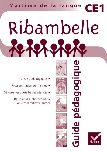 Ribambelle maîtrise de la langue CE1, série rouge : guide pédagogique