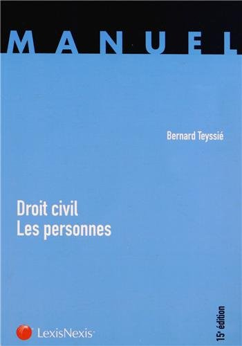 Droit civil, les personnes
