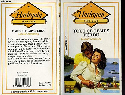 tout ce temps perdu (harlequin)