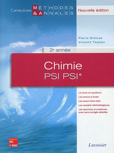 Chimie 2e année PSI PSI*