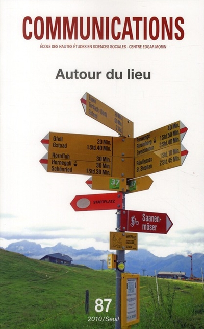 Communications, n° 87. Autour du lieu