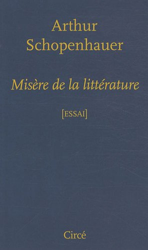 Misère de la littérature : essai