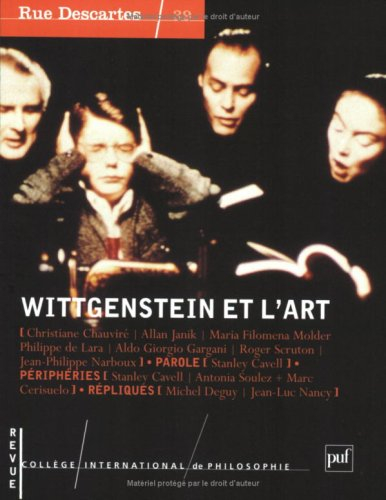 Rue Descartes, n° 39. Wittgenstein et le paradigme de l'art