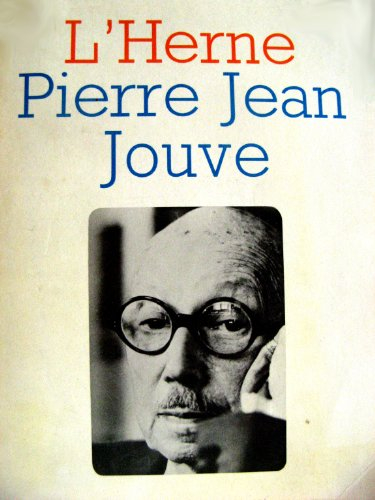 cahiers de l'herne: pierre jean jouve