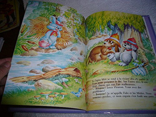 Fleuron, le petit lapin bleu. Vol. 8. Le petit lapin bleu campe en montagne