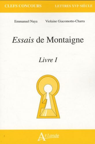 Essais de Montaigne, Livre I