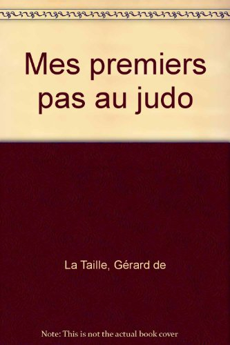 Mes premiers pas au judo