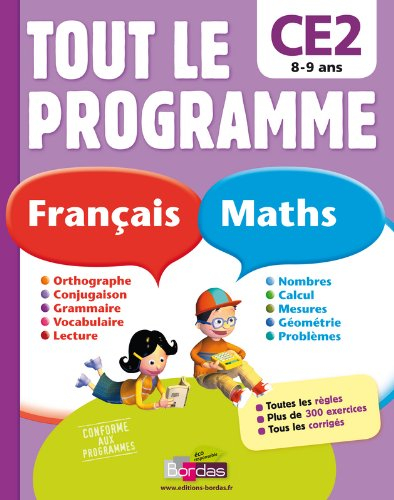 Tout le programme français-maths, CE2