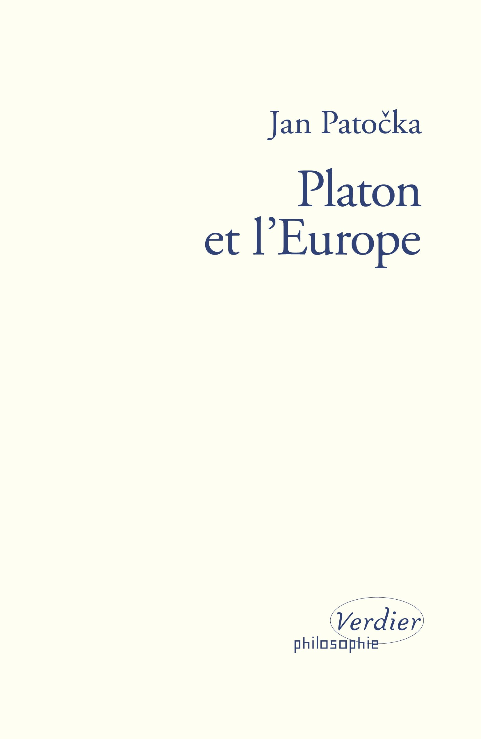 Platon et l'Europe