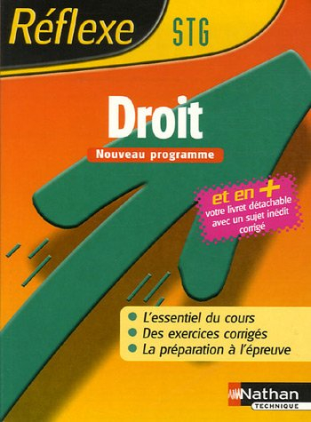 Droit STG : nouveau programme