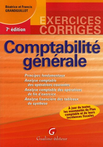 comptabilité générale : exercices corrigés