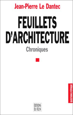 Feuillets d'architecture : chroniques