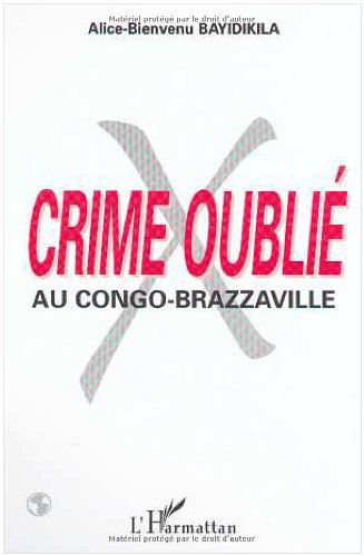 Crime oublié au Congo-Brazzaville