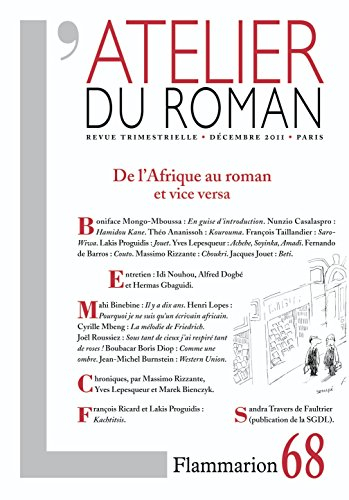 Atelier du roman (L'), n° 68. De l'Afrique au roman et vice-versa