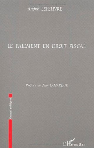 Le paiement en droit fiscal