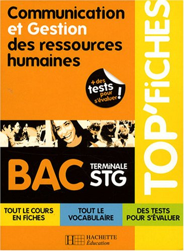 Communication et gestion des ressources humaines bac terminale STG
