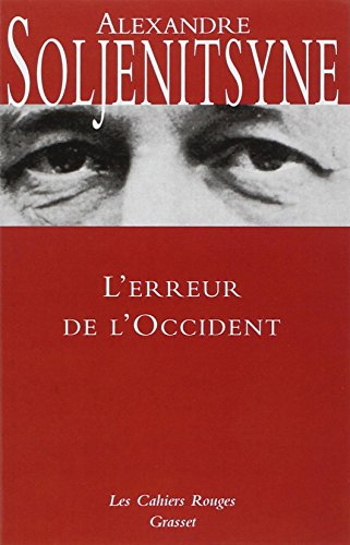 L'erreur de l'Occident