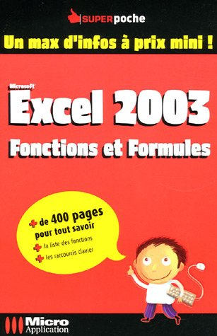 Excel 2003 : fonctions et formules