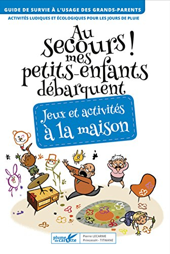 Au secours ! mes petits-enfants débarquent : jeux et activités à la maison : guide de survie à l'usa