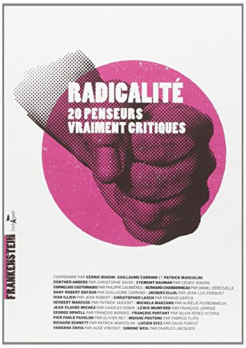 Radicalité : 20 penseurs vraiment critiques