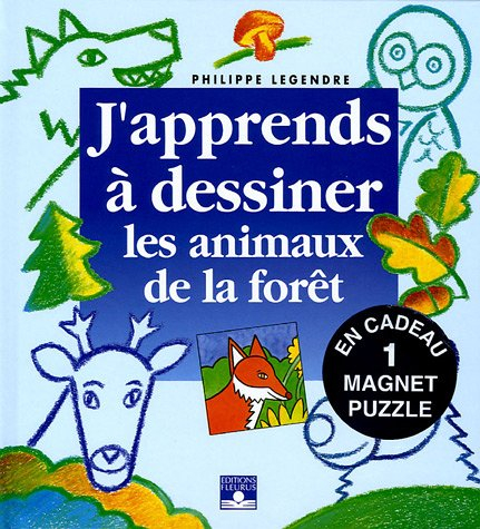 J'apprends à dessiner les animaux de la forêt: Avec un magnet puzzle
