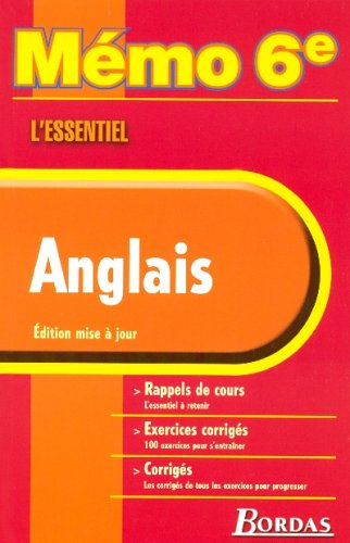 Anglais : rappels de cours, exercices, corrigés