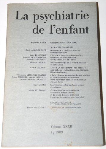psychiatrie enfant 1989 n.1 v.32