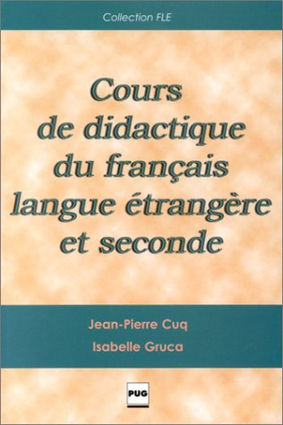 cours de didactique du français langue étrangère et seconde