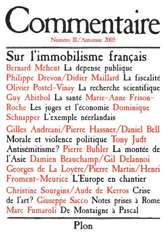 Commentaire, n° 111. Sur l'immobilisme français