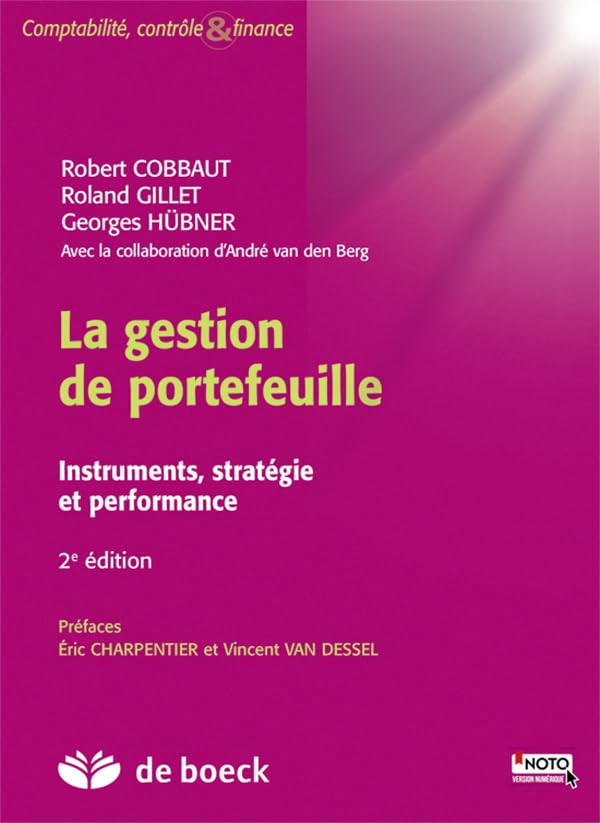 La gestion de portefeuille : instruments, stratégie et performance