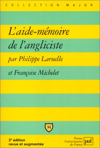 l'aide-mémoire de l'angliciste
