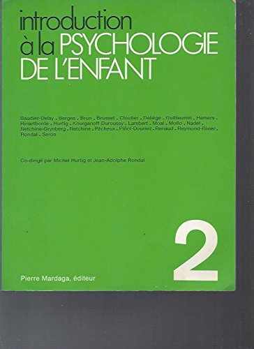 Introduction à la psychologie de l'enfant