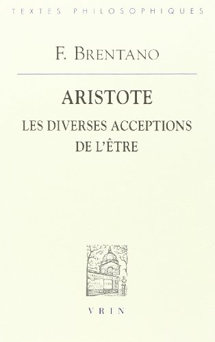 De la diversité des acceptions de l'être d'après Aristote